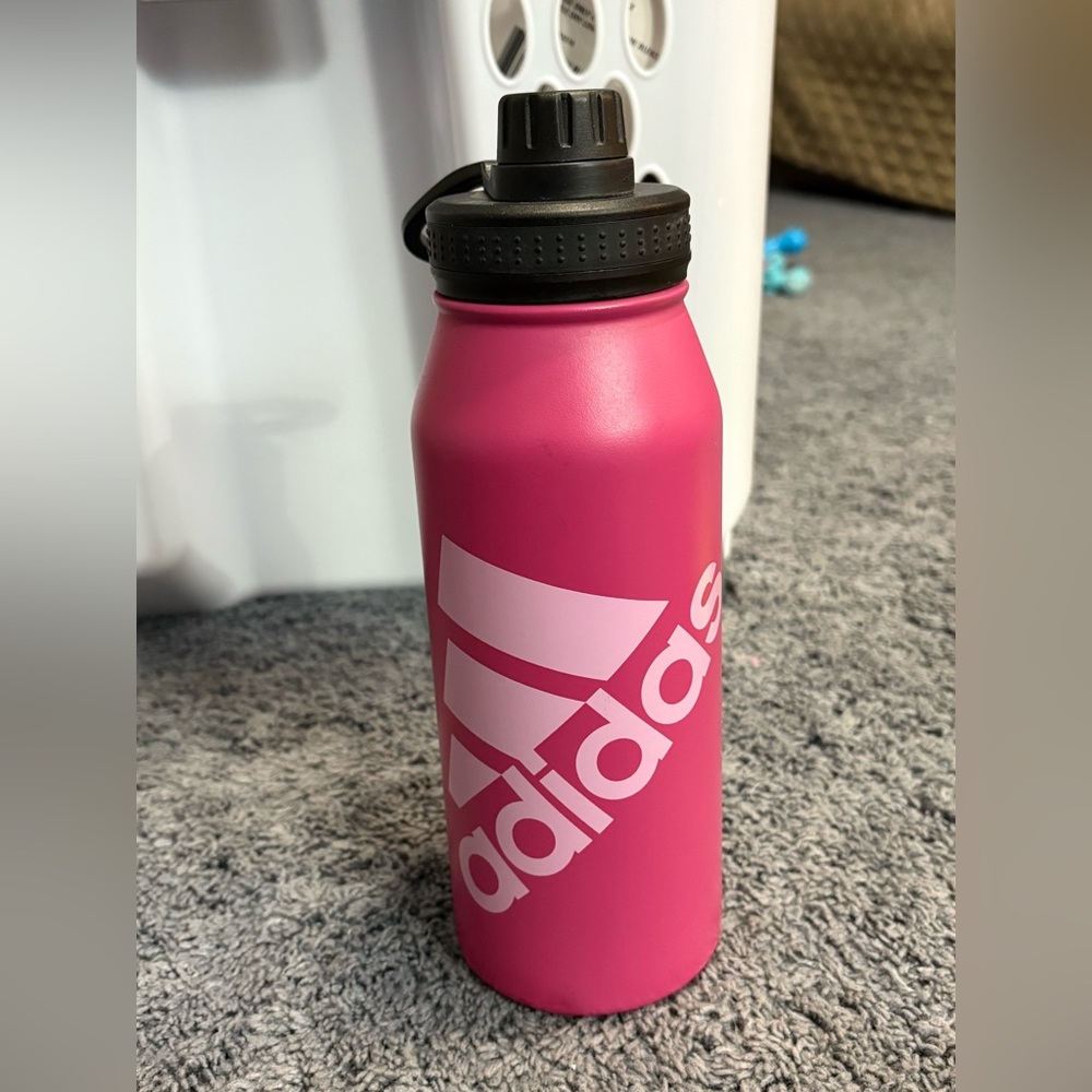 NWOT pink Adidas thermos water bottle